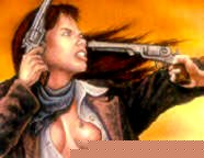 Card art for "Corky"s Sidearm" (KH)